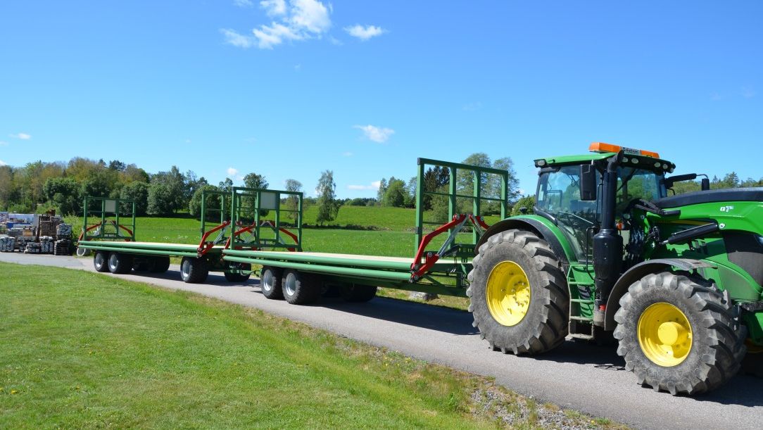Storbalsvagn/kärra med lastsäkring