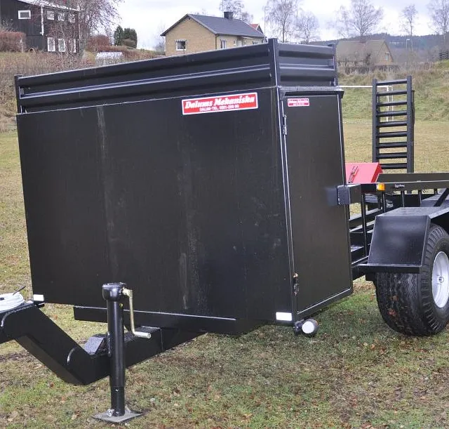 biltransportvagn med skåp 10 ton dalums mekaniska