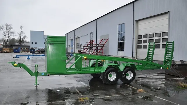 Biltransportvagn med skåp 10T