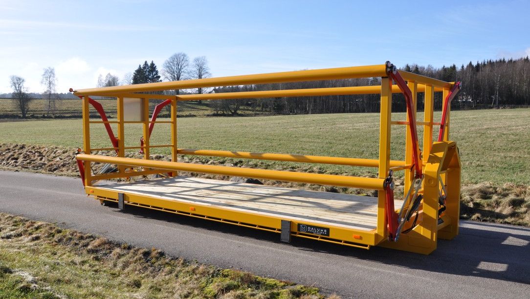 Växelflak med lastsäkring