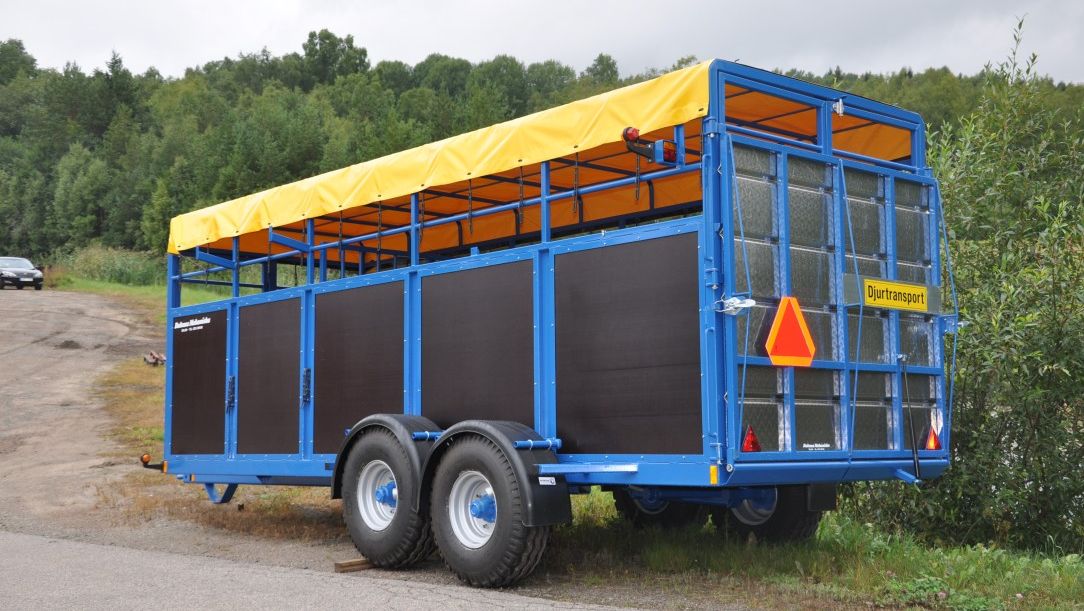 Djurtransportvagn från Dalums Mekaniska